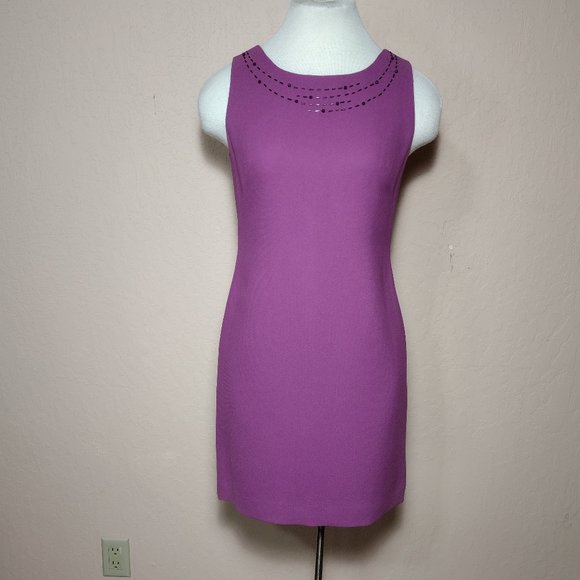 Elegant Sequin Embroidered Neck Sleeveless Party Dress NWOT - Picture 2 of 13